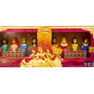 Vintage New Disney Enchanted Tales Princesses Collector's Set of 8 PEZ Dispenser